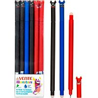 Ручка гелевая "Пиши-Стирай" deVENTE "Monsters" 5051451 синяя,0,5мм,с ласт.,декор.эл.,асс.