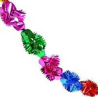 Гирлянда-растяжка "Серпантин" 15см 2м 10секц. фольгир. 1403-6 202-171