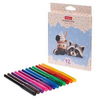 Фломастеры 12цв. ХАТ "Вот Енот" 093537 к/к.,е/подвес.