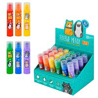 Мелки гелевые ФЕНИКС "Арт-братва" 72260 асс.,круглые,с акварел.эффектом,1,6*8см,шоу-бокс