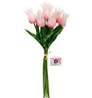 Цветы искусственные Natur "Тюльпаны розовые" 37см (7шт) 993-0921