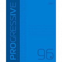 Тетрадь 96л. (клетка) ХАТ пластик.обл. "Progressive синяя"