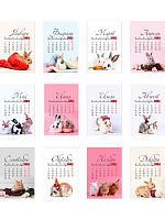 Календарь-домик настол. 2023г. Проф-Пресс "Забавные кролики" КД-7561 спираль