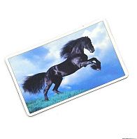 Магнит Символ года 2026 "Чёрный конь на обрыве" винил 7,5*4,5см 5158057