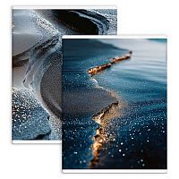 Тетрадь 80л. (клетка) А4 ФЕНИКС "Перевертыш-Мерцание" 73674 мел.карт.,сплошн.уф-лак