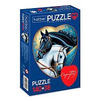 Пазлы  140+38 ХАТ А4 Premium "Два сердца -Сила и грация" 35852 2картинки,смарт-уп.