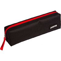 Пенал-косметичка deVENTE 210*60*40 "Black" 7029324 (30предм.) чёрн.с красн.,прямоуг.,текстил.