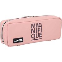 Пенал-косметичка deVENTE 210*90*50 "Magnifique" 7020610 (60предм.) прямоуг.,пыльная роза,кож.зам.