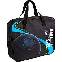 Сумка-планшет А4 deVENTE "Next Level Football" 8057668 чёрн.,с расш.8см,полиэс.,удлин.ручки 28см