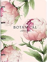 Тетрадь на кольцах 120л. (клетка) А4 Be Smart "Peony. Пудровая" N5453 микротестур.,лам.,скругл.углы