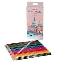 Карандаши 24цв. ХАТ "Alto Colore" 094522 трёхгр.,заточ.,к/к,е/подвес