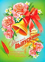 0.0-02-191 Плакат А2 "Удачи тебе, выпускник" (МО)