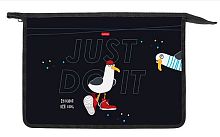 Папка д/тетрадей А4 ХАТ "Приключения чайки" 03053 1отд.,пласт.,на молн.