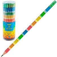 Карандаш ч/гр. пластик. с ласт. КОКОС Trends "Таблица умножения" 211718/12 НВ,кругл.,заточ.