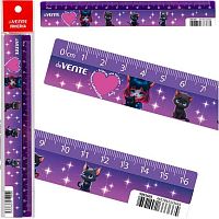 Линейка 16см deVENTE "Friends Forever" 5091605 пластик.