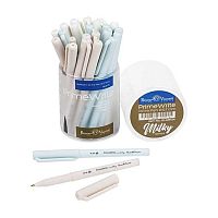 Ручка масл. шар. BV PrimeWrite "Milky" 20-0461/01 синяя,0,7мм,корп.софт-тач