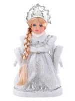 Кукла декор. ФЕНИКС "Снегурочка Василиса" 31*15*11см 88301 на подставке