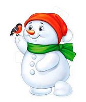 Плакат НГ "Снеговик со снегирем" 92,764,00