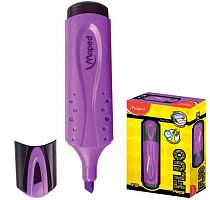 Маркер текст. MAPED "Fluo Pep`s Classic" 742531 фиолет.,устойч. к солнцу чернила,1-5мм