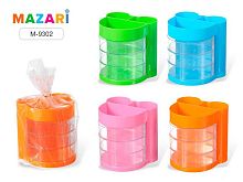 Подставка д/пиш.принадл. Mazari "MICKEY" 6отд. 9,5*10см. вращ. M-9302 в асс.