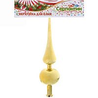 Игрушка ел. "Верхушка Глянец" золото 23см 201-0585