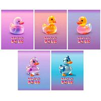 Тетрадь 48л. (клетка) ЭКСМО "Delulu Duck" ТК489683 мел.карт.,лам.Chameleon