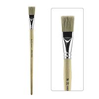 Кисть щетина №20 плоская Альбатрос