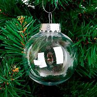 Заготовка-подвеска ЛЬДИНКА "Шар" 203202/1 d-8см пластик