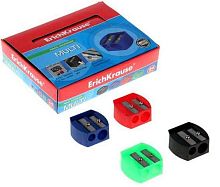 Точилка 2отв. EK "Multi Classic" 38575 пластик.,33*15*31мм,асс.