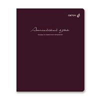Тетрадь предм. 48л. SVETOCH "Лёгким почерком-Английский язык" Т284 (01836) софт-тач лам.(клетка)