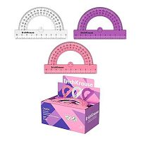 Транспортир EK 180град./10см "Candy" 57915 пластик,асс.