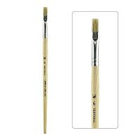 Кисть щетина № 6 плоская Альбатрос