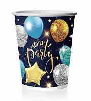 Стакан бум. Микрос "Супер пати" 250мл (12шт) ч45166