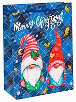 Пакет подар. Миленд Dream Cards НГ "Новогодние гномики" ПКП-2579 31*40*12 см.,глит.,мат.лам.
