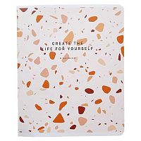 Тетрадь 48л. (клетка) Be Different "Terrazzo. Бежевая" N3929 микротестур.,скругл.углы