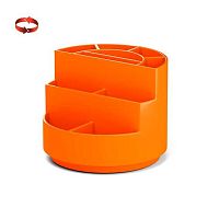 Подставка д/пиш.принадл. EK "Mini Burger. Neon Solid" 55771 оранжевая,вращ.