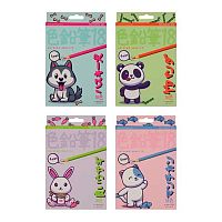 Карандаши пластик. 18цв. BV "Kawaii Animals" 30-0128 к/к,асс.