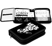 Пенал 1отд. 200*140 ХАТ "Let's Do It" 74314 с 2-мя откид.планками,ткань/карт.