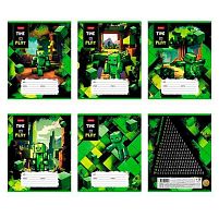 Тетрадь 24л. (клетка) ХАТ "Начать игру" скругл.углы,асс.