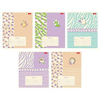 Тетрадь 18л. (клетка) ХАТ "Floral Vibe" скругл.углы,асс.