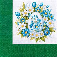 Салфетка бум. Bouquet "Пасхальная открытка. Яйцо" 25518 (20шт),2-х сл.,33*33см