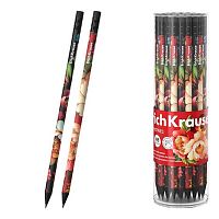 Карандаш ч/гр. пластик. с ласт. EK "Folk Motives" 65203 HB,круглый,асс.