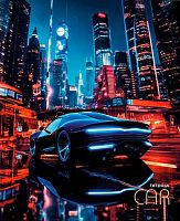 Тетрадь 48л. (клетка) АППЛИКА "Город. Авто" С0230-01 обл.мел.карт.