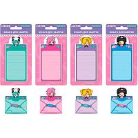 Набор самокл. этикеток-закладок deVENTE 56*123мм "NicoNico:-)" 2010218 20л.,конверт,блист.