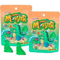 Мармелад с жидким центром 50гр. deVENTE "Яблоко" 9070504 пластик.пакет,подвес