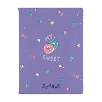 Дневник 1-11кл. BV интегр.обл. "My Sweet. Пончики" 10-280/22 кож.зам.,беж.бум.,ляссе
