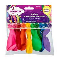 Набор шаров (10шт) BOOMZEE 25см BLS-25 01-асс. стандарт