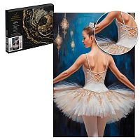 Картина по номерам с кристаллами ФЕНИКС "Балерина" 71291 холст,30*40см,подрам.
