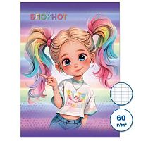 Блокнот ПС 32л. "Модница 2" А6 Бс32/30-2