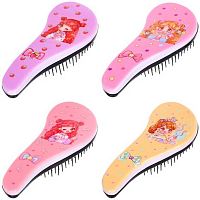 Расчёска массажная компактная "Анимешки" 655-287 асс.,18*7,5см